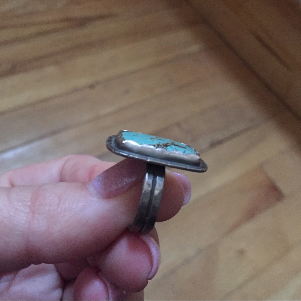 Square Turquoise Ring - Picture 5 of 5